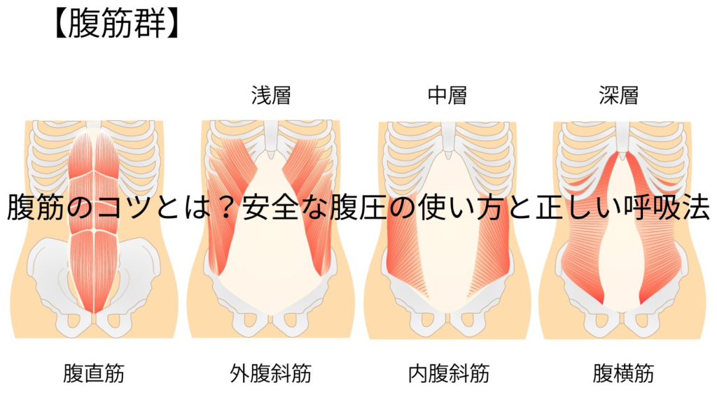 腹筋のコツとは？安全な腹圧の使い方と正しい呼吸法